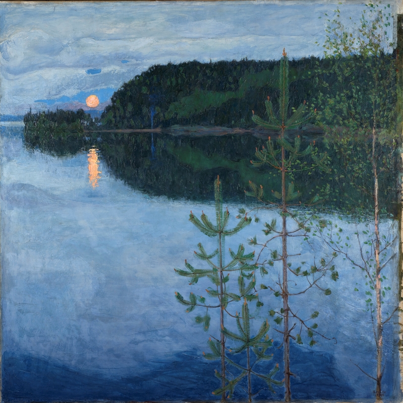 Vårnatt [Maleri]