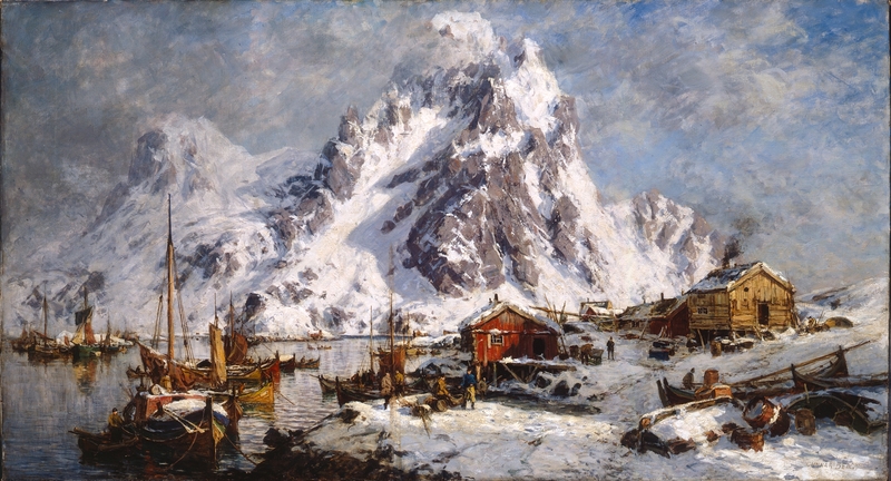 Fra Svolvær [Maleri]