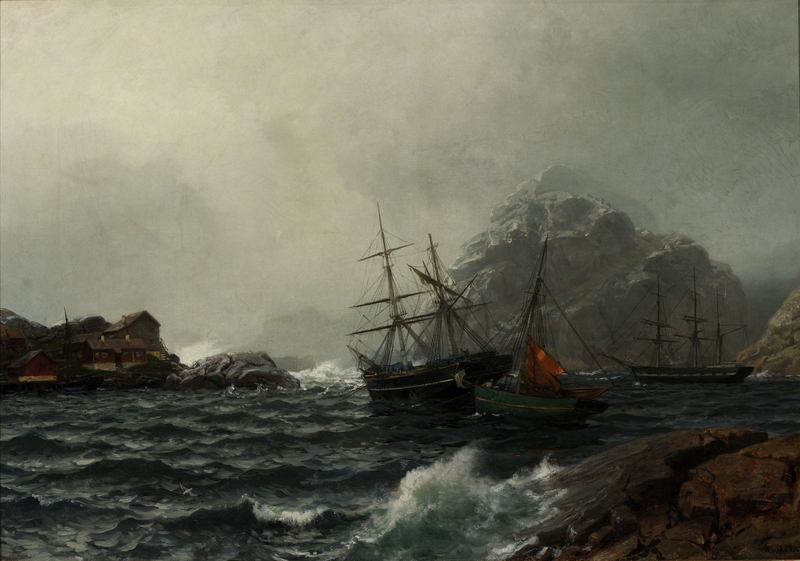 Nødhavn [Maleri]