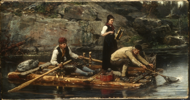 Ørrettfiske [Maleri]