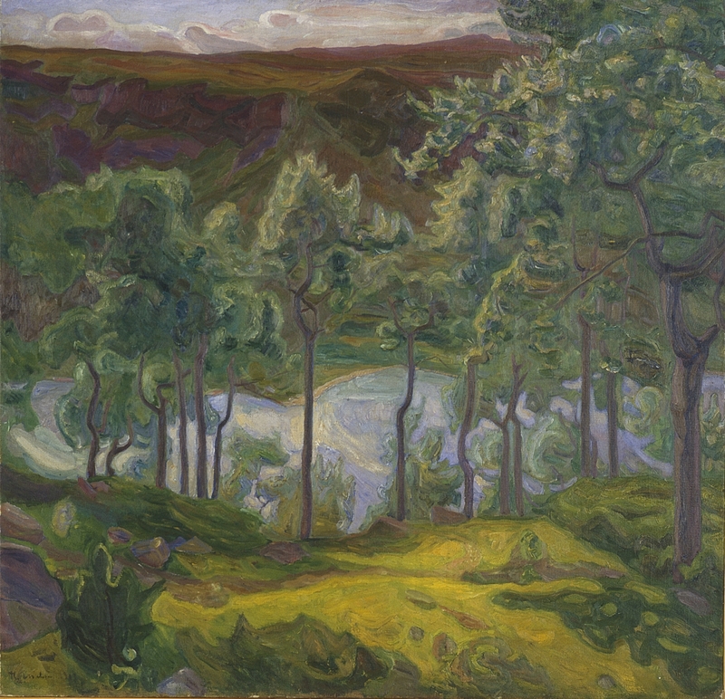 Fra Hallingdal [Maleri]