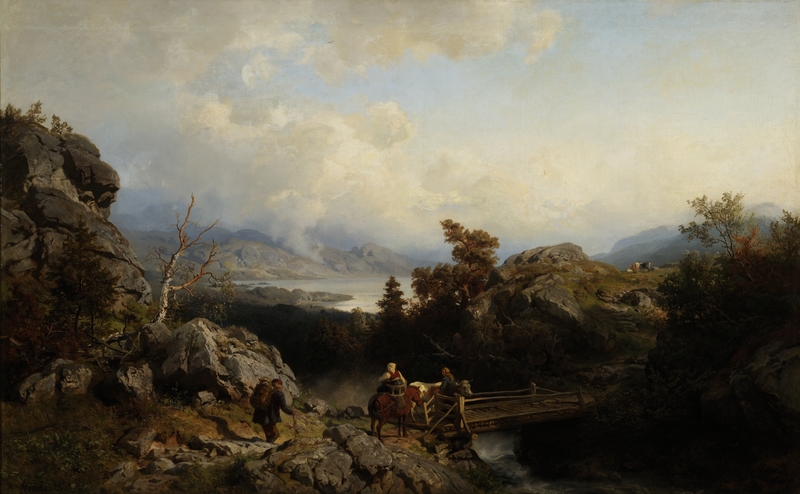 På setervei [Maleri]