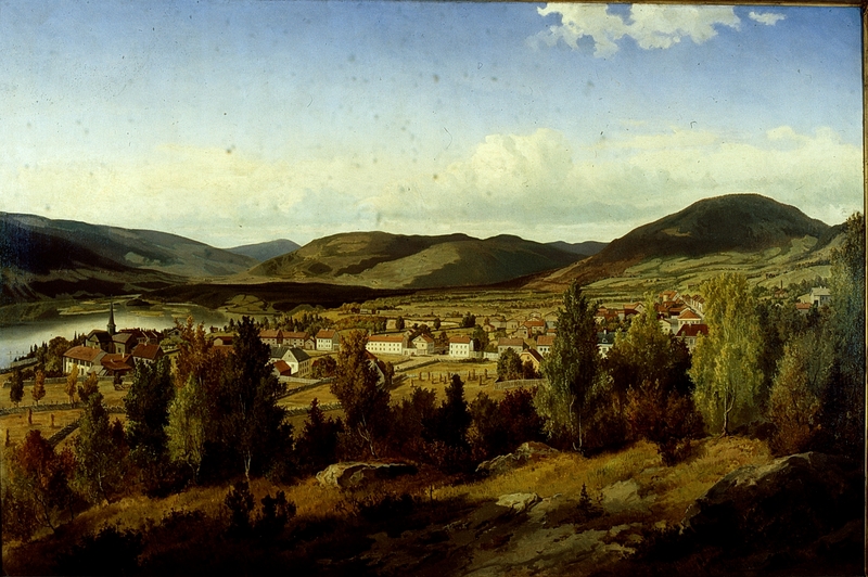 Prospekt av Lillehammer [Maleri]