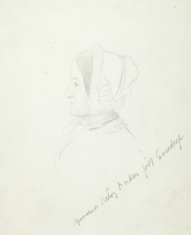 Betzy Anker Generalinne [Tegning]