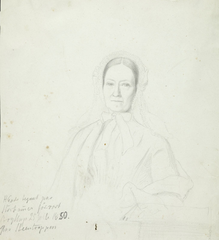 Betzy Anker Generalinne [Tegning]