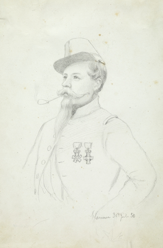 Carsten Anker. 1850 [Tegning]