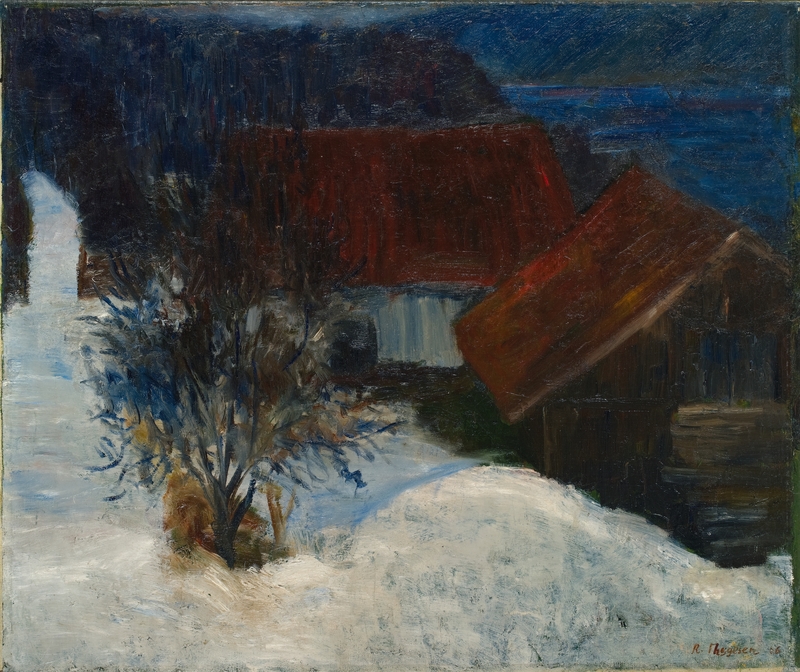 Vinter i Biri [Maleri]