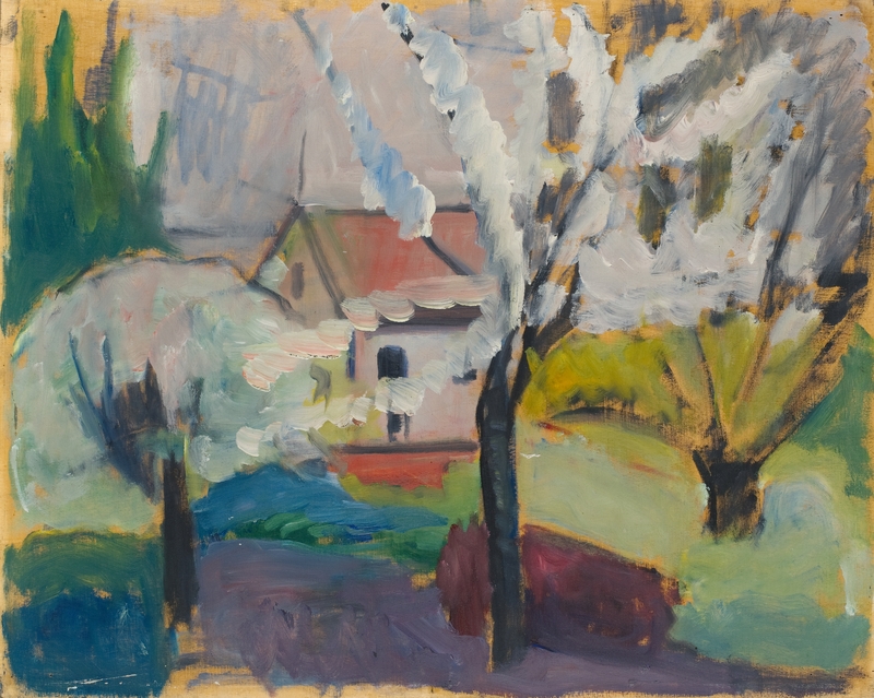 Blomstrende frukttre, Robinson [Maleri]