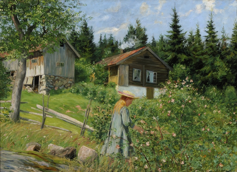 Nypetornbusken [Maleri]