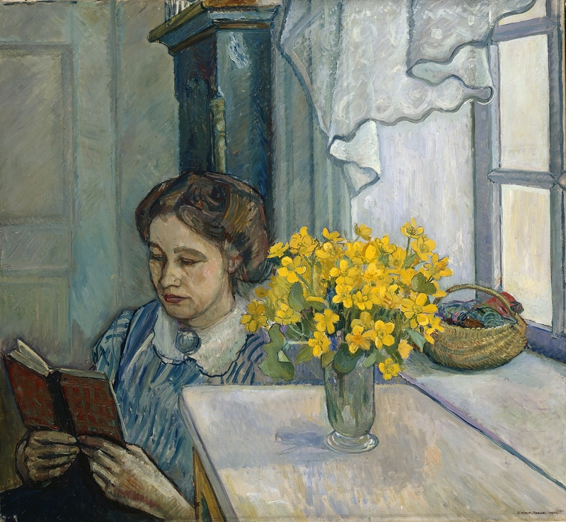 Lydia leser [Maleri]