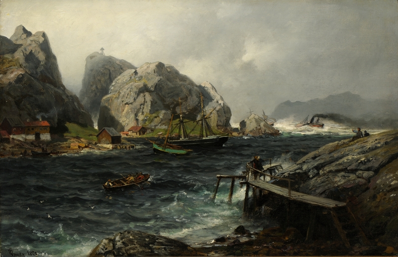 Nødhavn [Maleri]