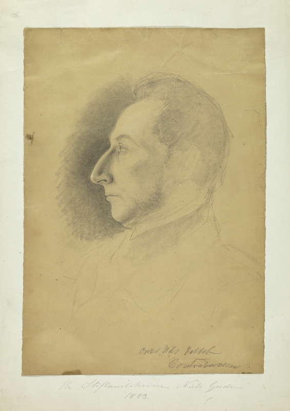 Nils Gude. 1843 [Tegning]