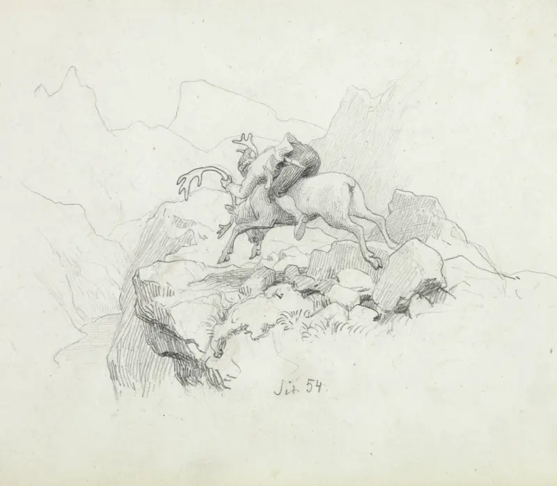 Høyfjellsbilleder [Tegning]