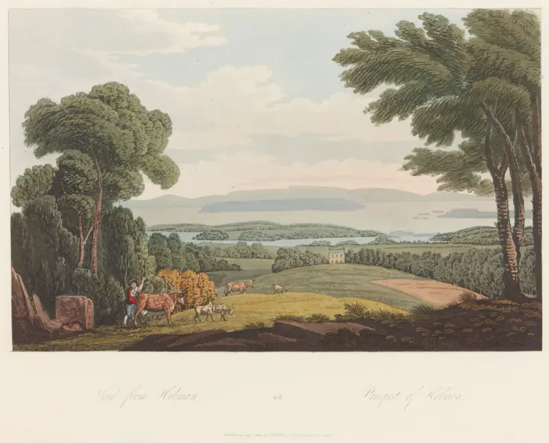Utsikt fra Holmen, John-William Edy, 1800–1814, print