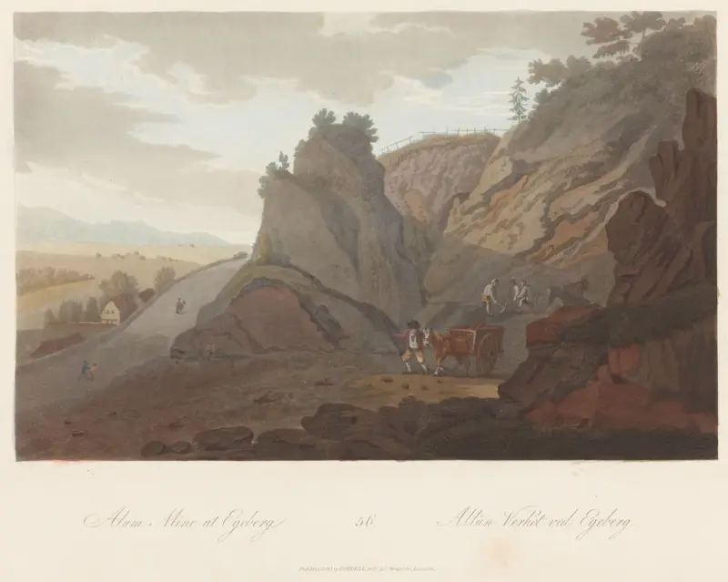 Alunverket ved Ekeberg, John-William Edy, 1800–1815, print