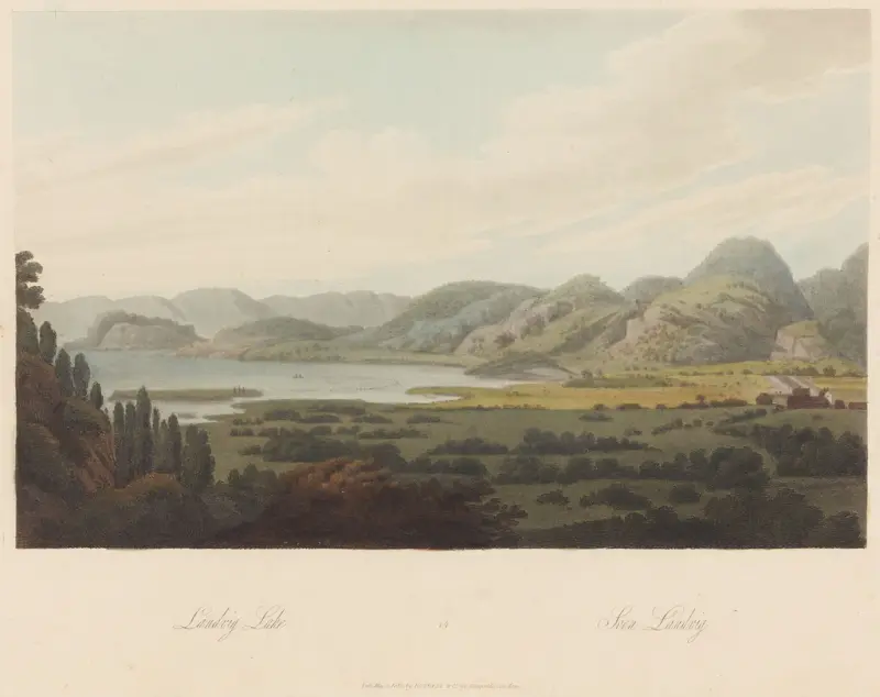 Landvikvannet, John-William Edy, 1800–1812, print