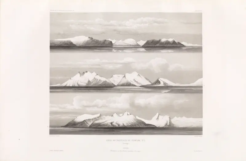 Fra vestkysten i Finnmark, nr. 2 (Norge), Sigismond Himely, 1842–1848, print