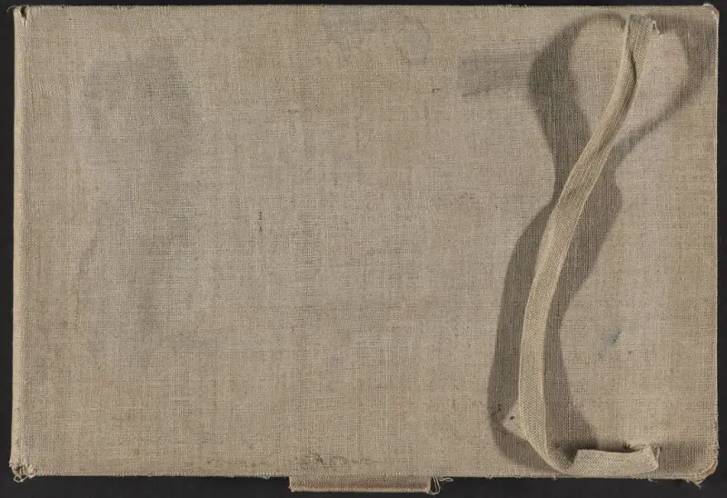 Skissebok fra Paris, Thorolf Holmboe, 1890, sketchbook