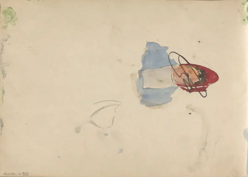 Kvinne, Thorolf Holmboe, 1889–1891, drawing