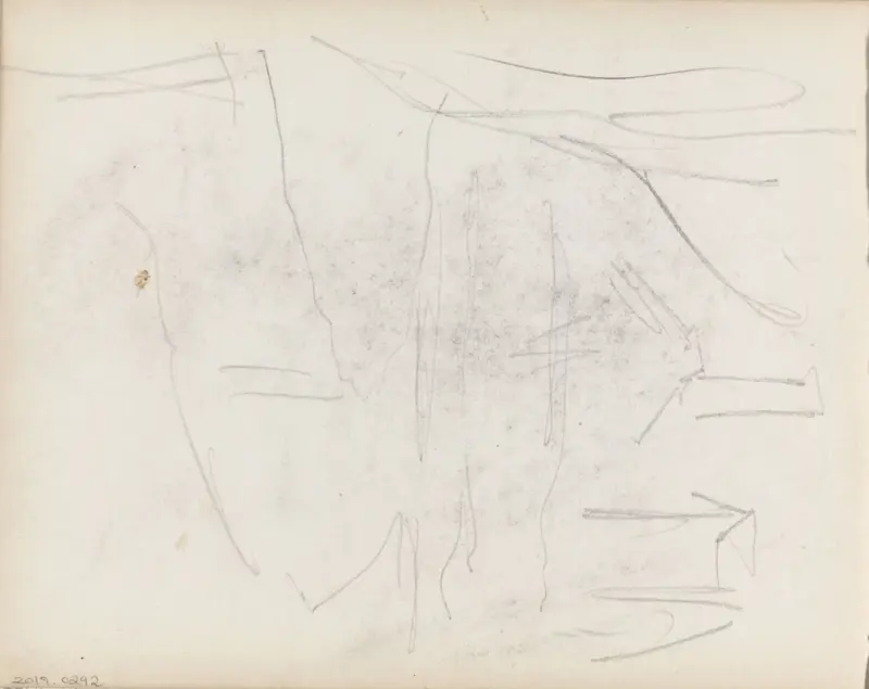Riss, Thorolf Holmboe, 1889–1925, drawing