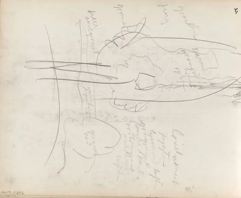 Riss, Thorolf Holmboe, 1889–1925, drawing