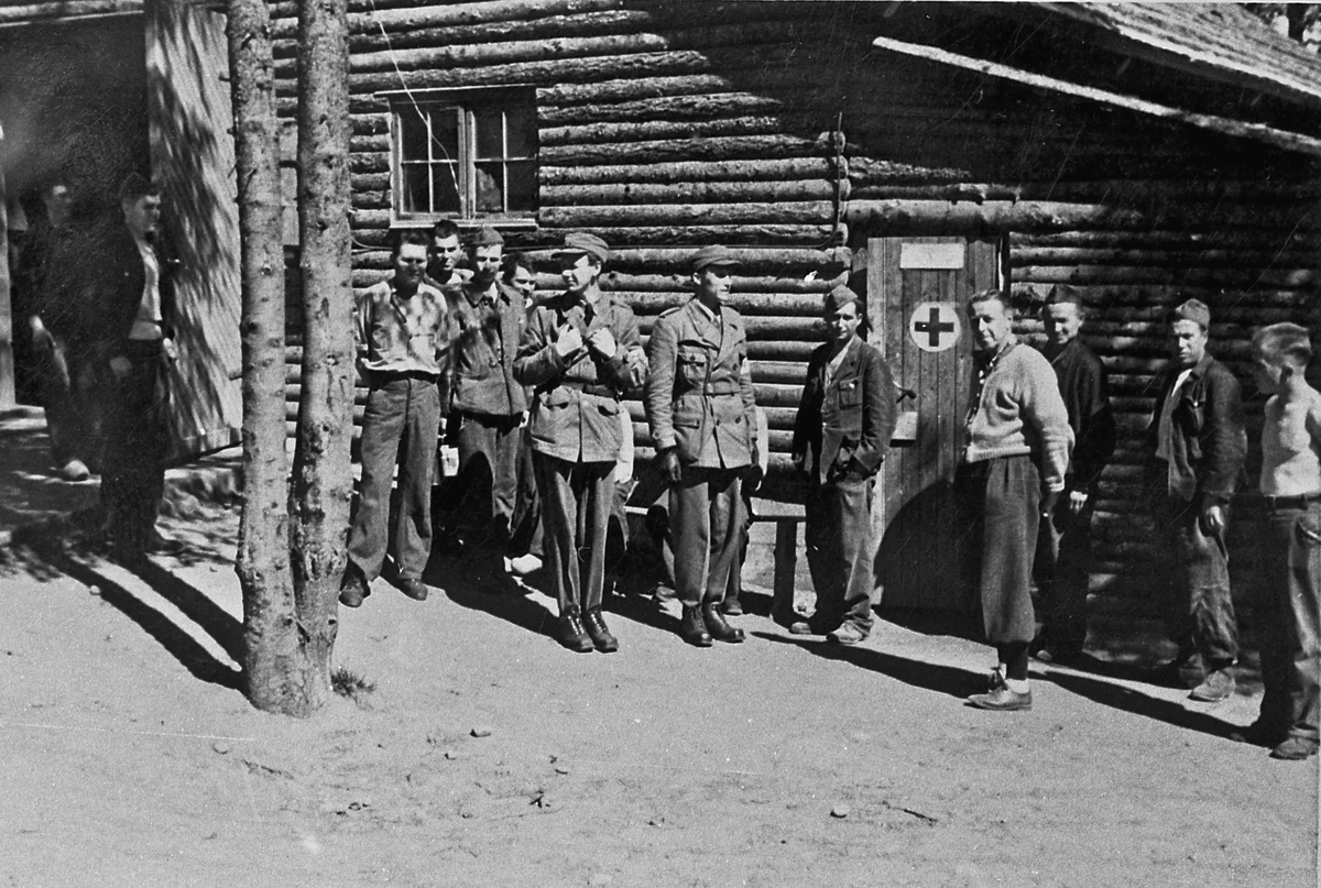 Russiske fanger på Gardermoen,Trandum. Burma leiren.