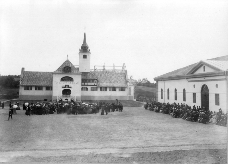 Den Kulturhistoriske utstilling 1901. Åpningen.