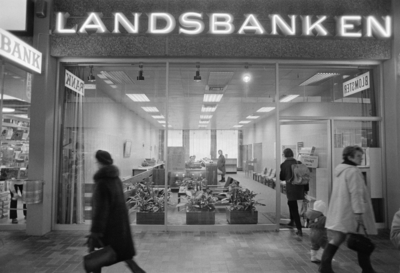 Landsbanken. Januar 1971. Foto/Photo.