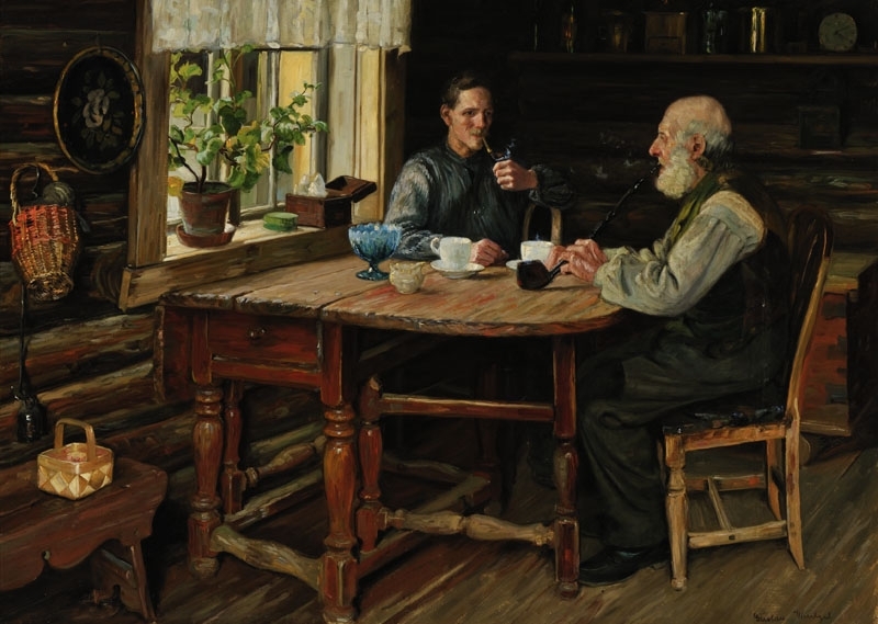 Øktakaffe [Maleri]