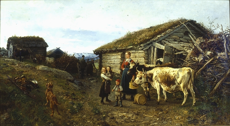 På setra [Maleri]