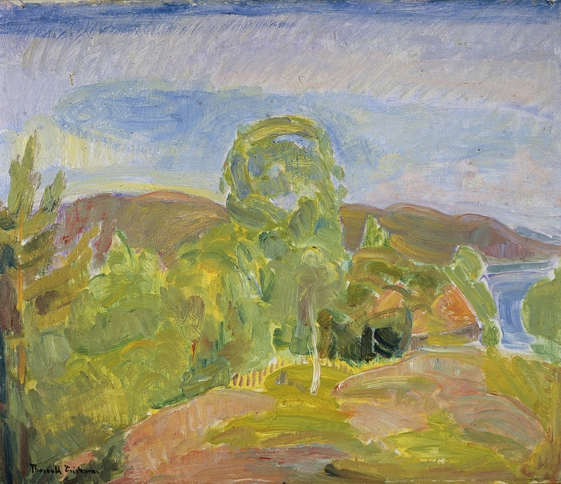 Sommer i Holmsbu [Maleri]