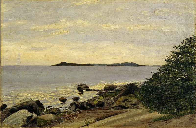 Ved Narverød i Slagen [Maleri]