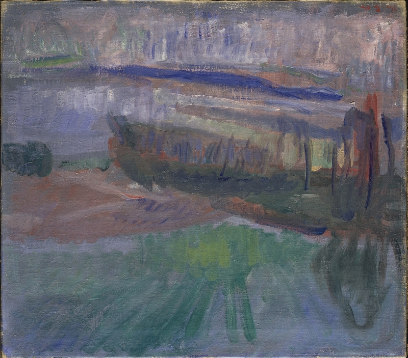 Vintermåneskinn [Maleri]