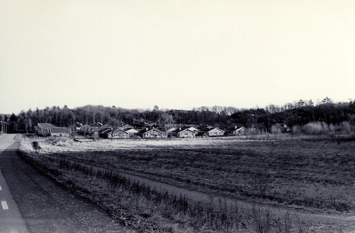 Vy At Sydost Sett Fran Labackavagen Mot Kallasen Innan 1974 Man Ser Villorna Som Byggdes Ar