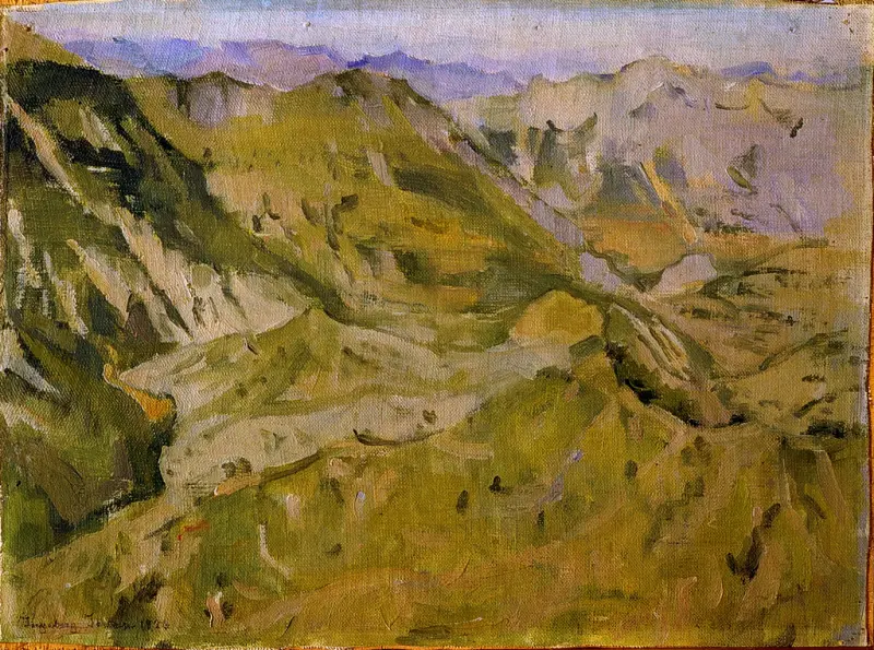 Fjellandskap [Maleri]