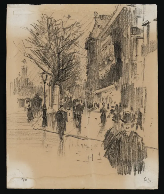 Gatebilde [Tegning]