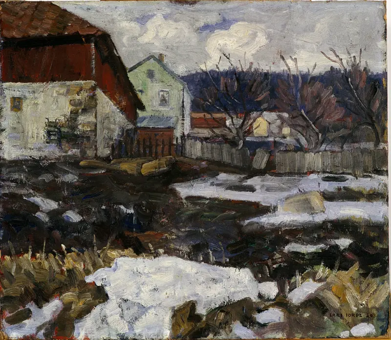 Gård [Maleri]